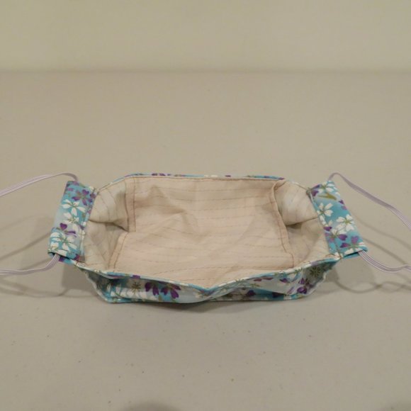 Women Cotton Face Mask Filter Triple Layer Reusable Washable Adjustable No Wire - Picture 2 of 2